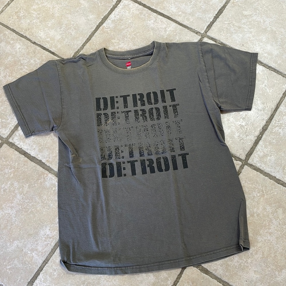 Vintage Detroit rave t shirt